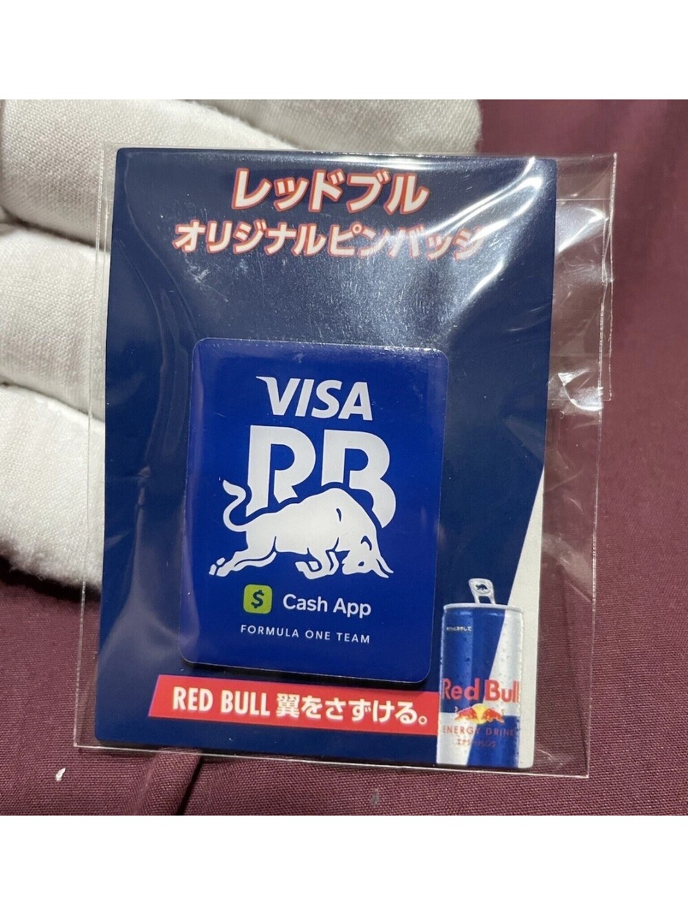 F1 Pins Pin Badge Red Bull Visa Formula1 Blue White Japan Exclusive Redbull Run